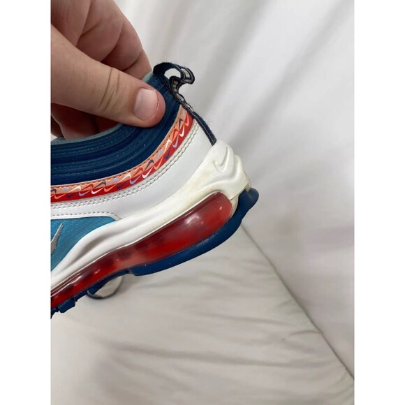 Girls Size 4.5Y Sneakers Nike Air Max 97 GS Swoosh Running Trainers - Picture 10 of 15
